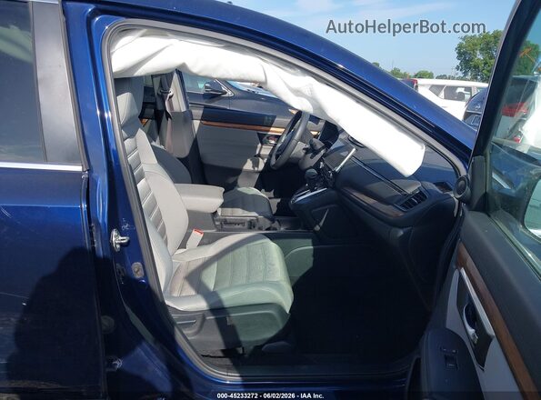 5J6RW1H52KA008538 2019 HONDA CR-V Синий Вид салона спереди