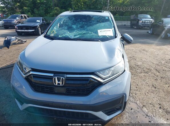 5J6RW1H52MA007134 2021 HONDA CR-V Light Blue წინა ხედი