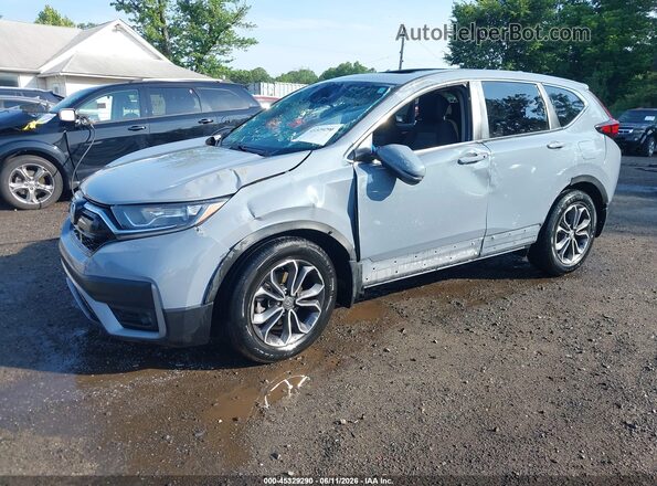 5J6RW1H52MA007134 2021 HONDA CR-V Light Blue წინა მარცხენა ხედი სამი მეოთხედიდან