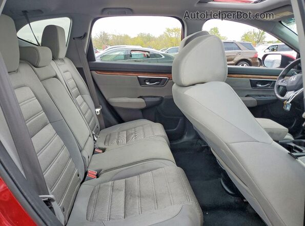 5J6RW1H52MA012902 2021 HONDA CR-V Red Vista de los asientos traseros