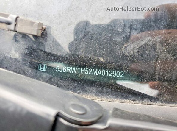 5J6RW1H52MA012902 2021 HONDA CR-V Red Vista del compartimento del motor
