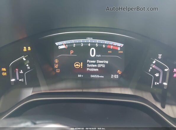 5J6RW1H53KA044612 2019 HONDA CR-V Gray უკანა სავარძლების ხედი