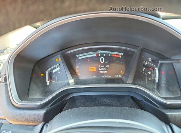 5J6RW1H54MA005045 2021 HONDA CR-V Белый Вид щитка приборов