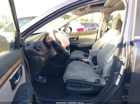 5J6RW1H55KA035992 2019 HONDA CR-V Gray წინა სალონის ხედი