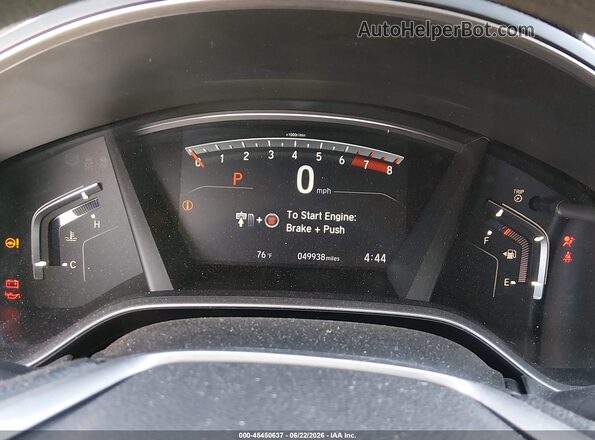 5J6RW1H55LA012813 2020 HONDA CR-V Black Вид задніх сидінь