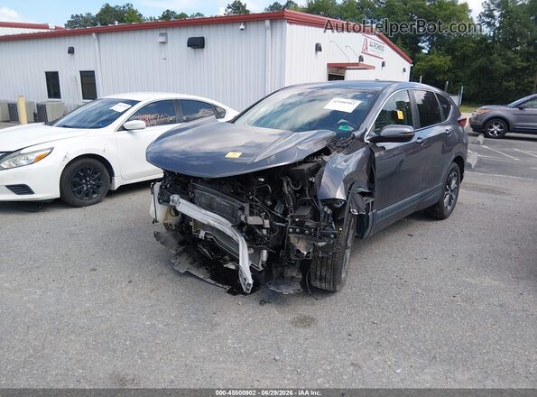 5J6RW1H55MA007399 2021 HONDA CR-V Gray Передня ліва чверть