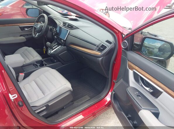 5J6RW1H55NA012944 2022 HONDA CR-V Красный Вид салона спереди