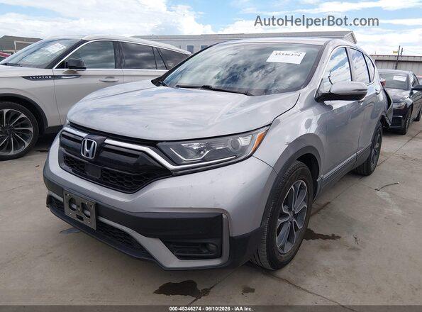 5J6RW1H57LL008945 2020 HONDA CR-V Silver Առջևի ձախ երեք քառորդ տեսարան