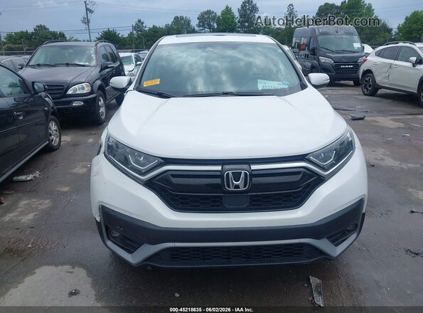 5J6RW1H57NA008314 2022 HONDA CR-V White Instrument cluster view