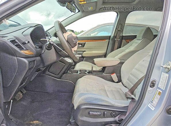 5J6RW1H58KA020256 2019 HONDA CR-V Silver Widok wnętrza z przodu