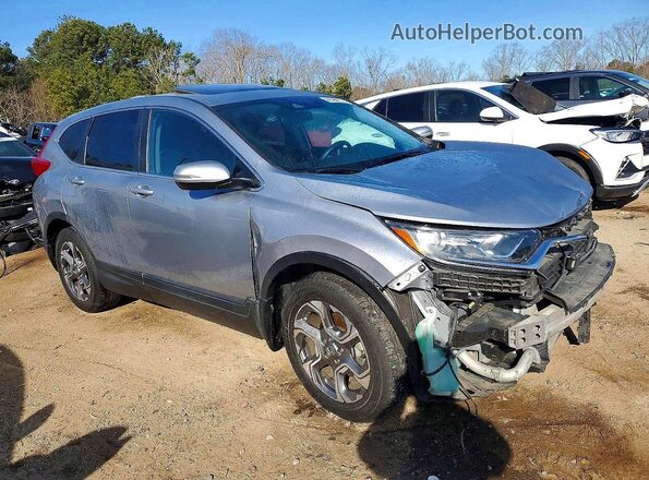 5J6RW1H58KA020256 2019 HONDA CR-V Silver Przód prawy