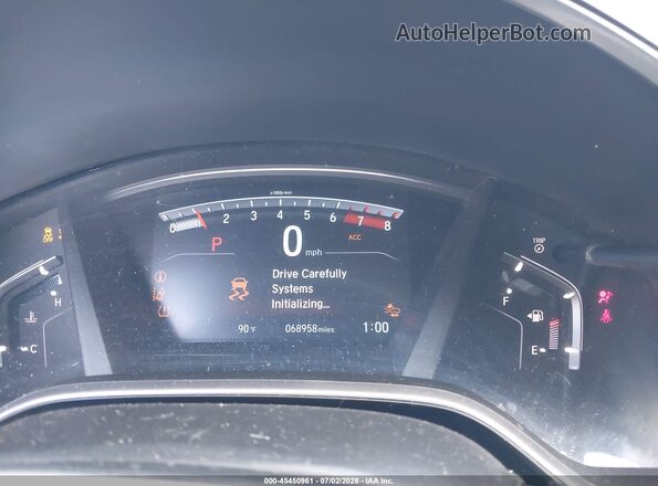 5J6RW1H58KA026963 2019 HONDA CR-V Blue Widok tylnych siedzeń