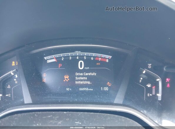 5J6RW1H58KA026963 2019 HONDA CR-V Blue 