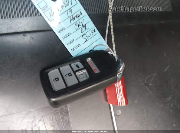 5J6RW1H58KA036327 2019 HONDA CR-V Серебряный Вид панели приборов