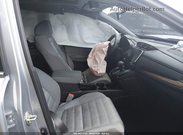 5J6RW1H58KA036327 2019 HONDA CR-V Серебряный Вид салона спереди