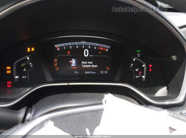 5J6RW1H58KA036327 2019 HONDA CR-V Серебряный Вид задних сидений
