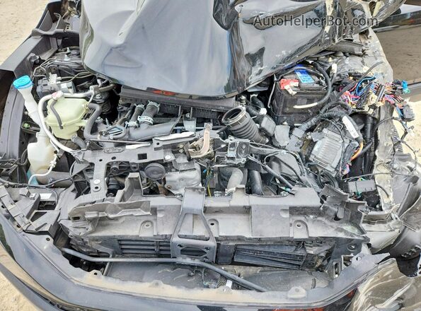 5J6RW1H58ML000788 2021 HONDA CR-V Black Vista del compartimento del motor