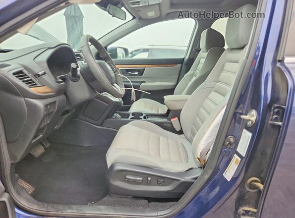 5J6RW1H59KA022887 2019 HONDA CR-V Blue Vista interior delantera