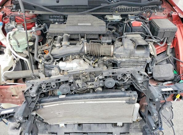 5J6RW1H5XJL000495 2018 HONDA CR-V Red Vista del compartimento del motor