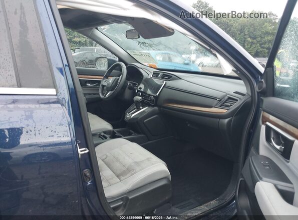 5J6RW1H5XKA013681 2019 HONDA CR-V Blue Widok wnętrza z przodu
