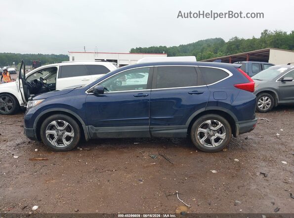 5J6RW1H5XKA013681 2019 HONDA CR-V Blue Widok wnętrza z tyłu