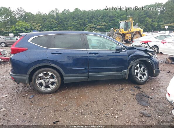 5J6RW1H5XKA013681 2019 HONDA CR-V Blue Widok zestawu wskaźników