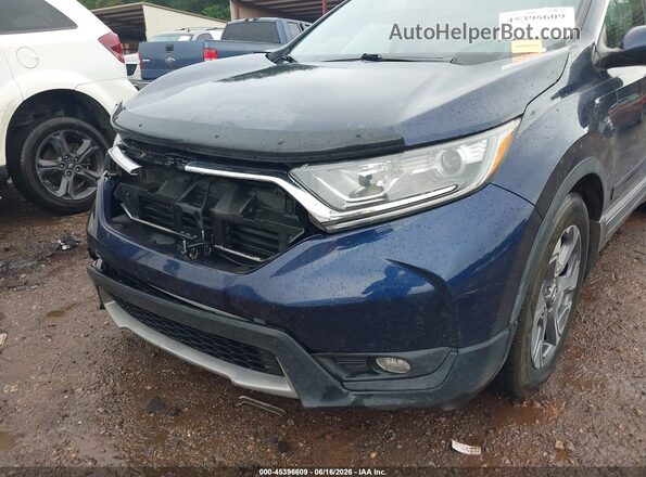 5J6RW1H5XKA013681 2019 HONDA CR-V Blue Widok z przodu