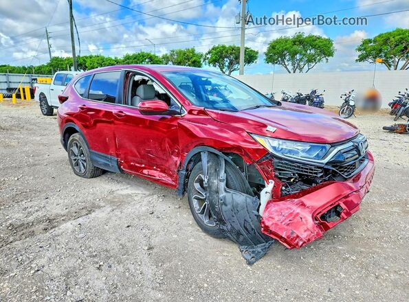 5J6RW1H5XLL003464 2020 HONDA CR-V Красный Передняя правая четверть