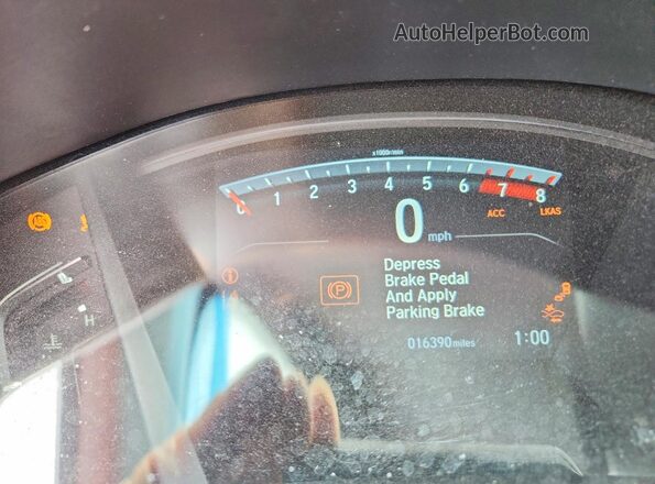 5J6RW1H5XLL003464 2020 HONDA CR-V Красный Вид щитка приборов