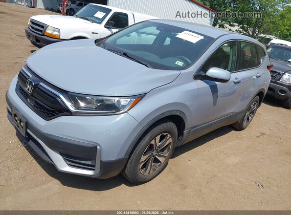5J6RW1H70ML008594 2021 HONDA CR-V Light Blue Передняя левая четверть