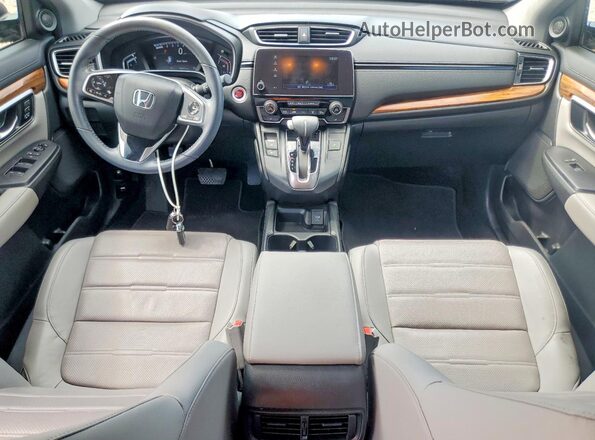 5J6RW1H80KA023534 2019 HONDA CR-V Gray Вид панелі приладів