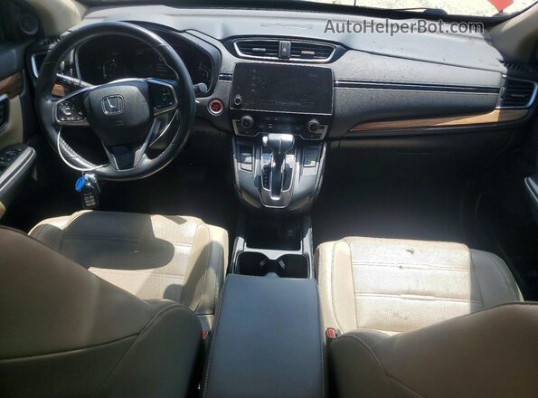 5J6RW1H80KL004860 2019 HONDA CR-V Темно-бордовый Вид панели приборов
