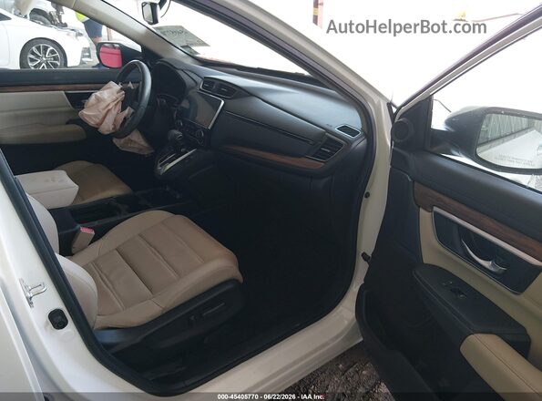 5J6RW1H80NA016393 2022 HONDA CR-V White წინა სალონის ხედი