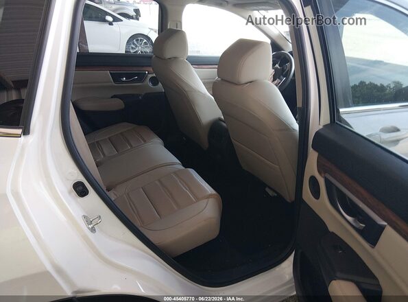 5J6RW1H80NA016393 2022 HONDA CR-V White VIN კოდის სტიკერის ხედი