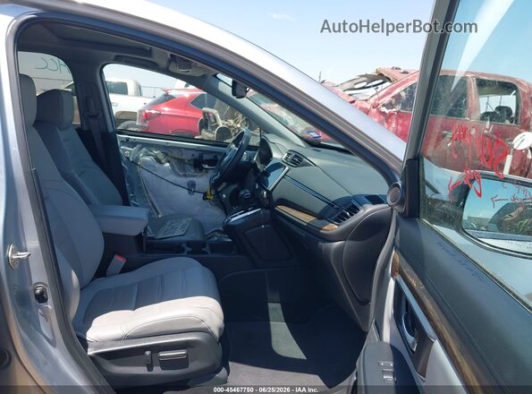 5J6RW1H82KA011451 2019 HONDA CR-V Серебряный Вид салона спереди