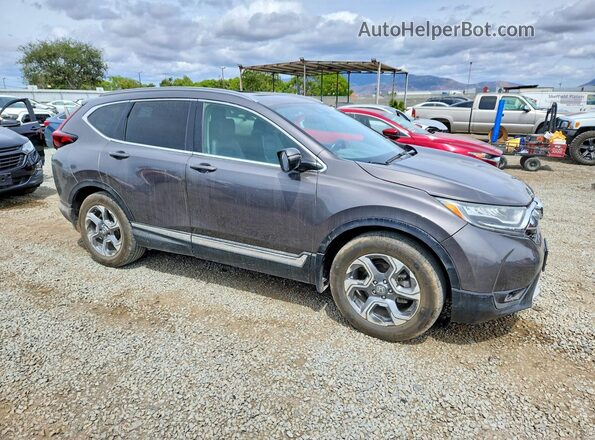 5J6RW1H83KA000040 2019 HONDA CR-V Silver Передня права чверть