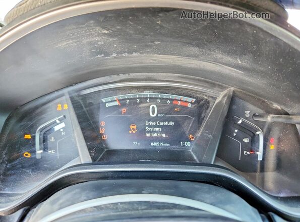 5J6RW1H83KA000040 2019 HONDA CR-V Silver Вид щитка приладів