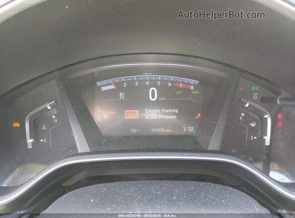 5J6RW1H83LL012601 2020 HONDA CR-V White Widok tylnych siedzeń