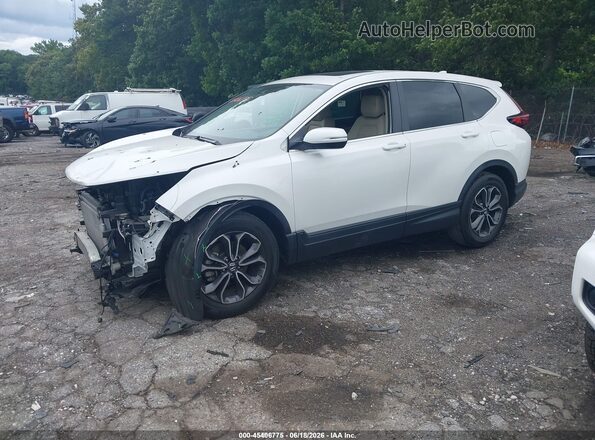 5J6RW1H87LL001875 2020 HONDA CR-V White Առջևի ձախ երեք քառորդ տեսարան