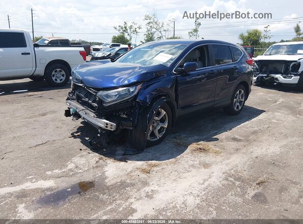 5J6RW1H88KA038038 2019 HONDA CR-V Blue Передня ліва чверть