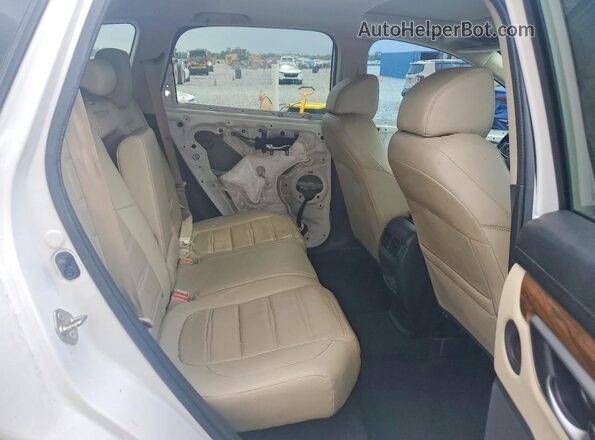 5J6RW1H89KA018008 2019 HONDA CR-V White Rear seats view