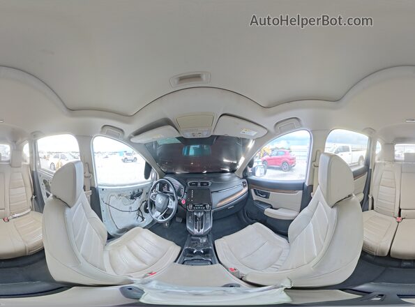 5J6RW1H89KA018008 2019 HONDA CR-V White 360 interior view