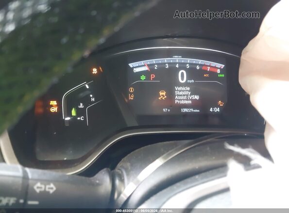 5J6RW1H89LL001893 2020 HONDA CR-V Black უკანა სავარძლების ხედი