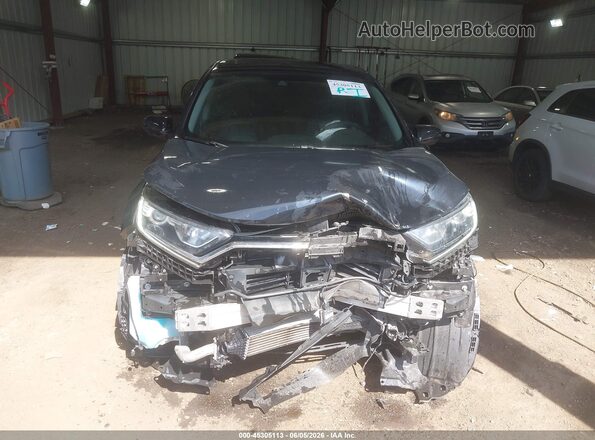5J6RW1H89LL001893 2020 HONDA CR-V Black უკანა სალონის ხედი