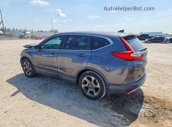 5J6RW1H8XKA027168 2019 HONDA CR-V Серый Задняя левая четверть