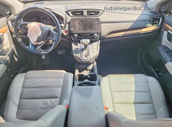 5J6RW1H8XKA027168 2019 HONDA CR-V Серый Вид панели приборов