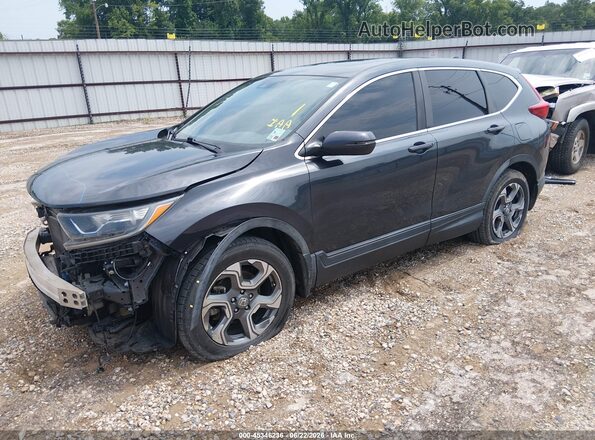 5J6RW1H8XKA035898 2019 HONDA CR-V Серый Передняя левая четверть