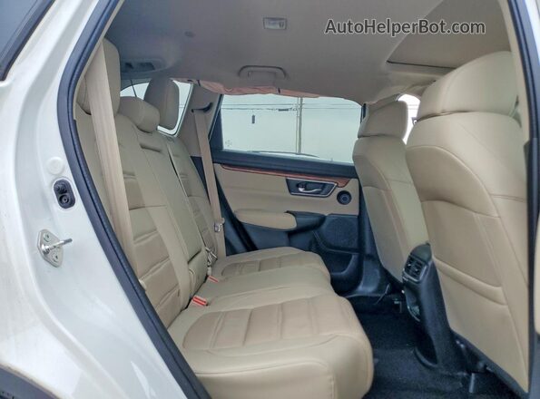 5J6RW1H96JL002571 2018 HONDA CR-V White უკანა სალონის ხედი
