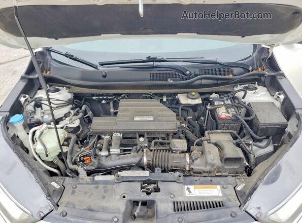 5J6RW1H96JL002571 2018 HONDA CR-V White ძრავის განყოფილების ხედი
