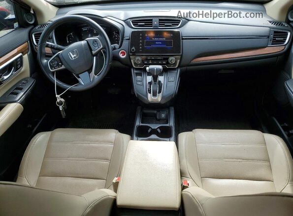 5J6RW1H96JL014767 2018 HONDA CR-V Black Вид панелі приладів